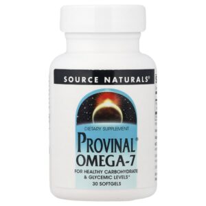Ômega-7 Purificado Provinal 30 Softgels - Source Naturals