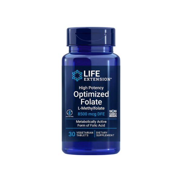 Optimized Folate L-Methylfolate 8500mcg 30 Tabletes - Life Extension