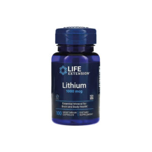 Orotato de Lítio 1000mcg 100 Veg Cápsulas - Life Extension