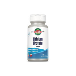 Orotato de Lítio 5mg 120 Veg Cápsulas - KAL