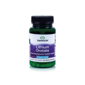 Orotato de Lítio 5mg 60 Veg Cápsulas - Swanson