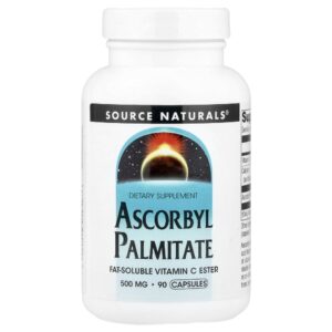 Palmitato de Ascorbila 90 Cápsulas - Source Naturals