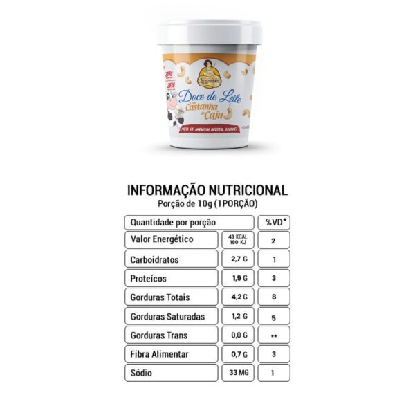 Pasta de Amendoim Doce de Leite com Castanha de Caju - La Ganexa