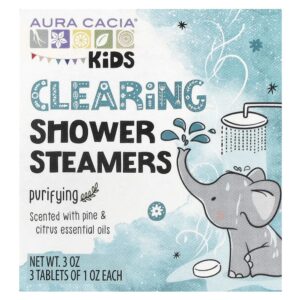 Pastilhas Vapores de Chuveiro Infantil Limpeza e Purificação 3 Unidades - Aura Cacia