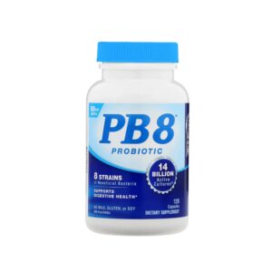 PB8 14 Bilhões (Acidófilo Probiótico) - NUTRITION NOW 120 Cápsulas