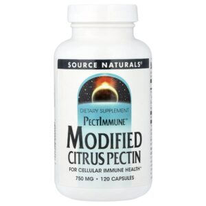 PectImmune Pectina Cítrica Modificada 120 Cápsulas - Source Naturals