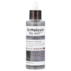 Peel Shot Ampola Esfoliante de Arroz Negro 80 ml - Dr.Melaxin