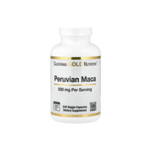 Peruvian Maca (Maca Peruana) 500mg 240 Veg Cápsulas - California Gold Nutrition