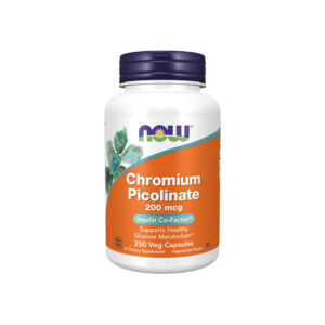 Picolinato de Cromo 200mcg 250 Cápsulas - Now Foods