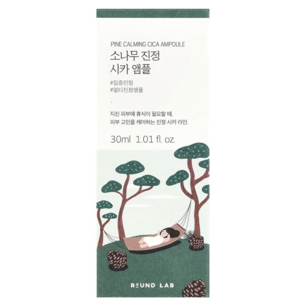 Pine Calming Cica Ampoule Ampola Calmante 30 ml - Round Lab