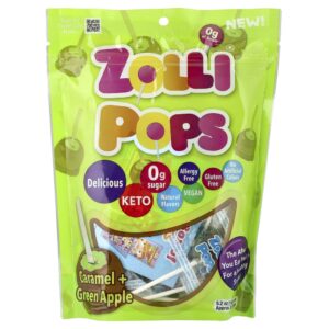 pirulitos-para-dentes-limpos-maca-verde-caramelo-aprox-23-25-pops-147-g-zollipop-33lpx7skac.jpg Pirulitos para Dentes Limpos Maçã Verde Caramelo Aprox. 23-25 Pops 147 g - Zollipops