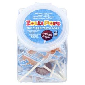 Pirulitos para Dentes Limpos Sortidos 147 g - Zollipops