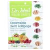 Pirulitos Swirlsicle de Creme + Fibra e Vitamina C Amora Framboesa Azul Laranja Pêssego e Morango Sem Açúcar 109 g - Dr. John's Healthy Sweets