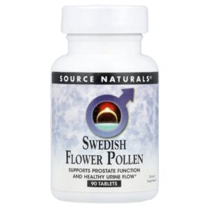 Pólen de Flores Sueco 90 Comprimidos - Source Naturals