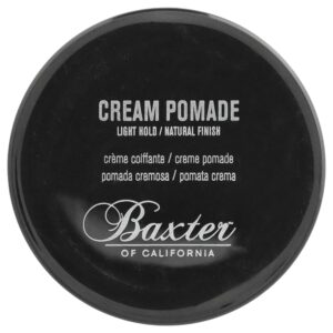 Pomada Capilar em Creme Fixação Leve e Acabamento Natural Cream Pomade 60 ml - Baxter of California