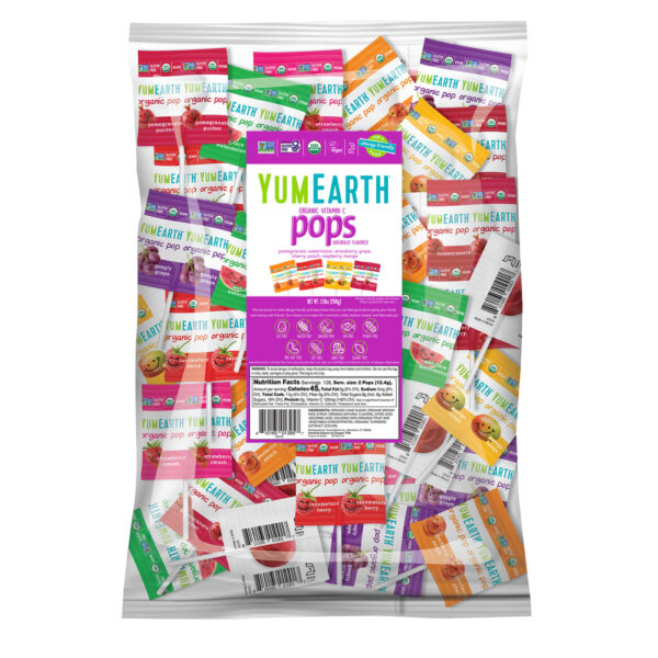 Pops Orgânicos Vitamina C Sortidos 1588 g - YumEarth
