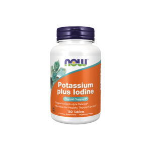 Potassium plus Iodine (Potássio e Iodo) 180 Tabletes - Now Foods