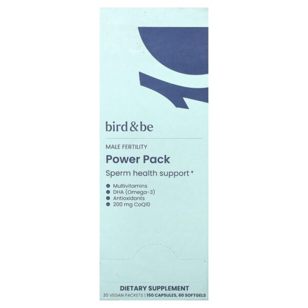 Power Pack para Fertilidade Masculina 30 Sachês - Bird & Be