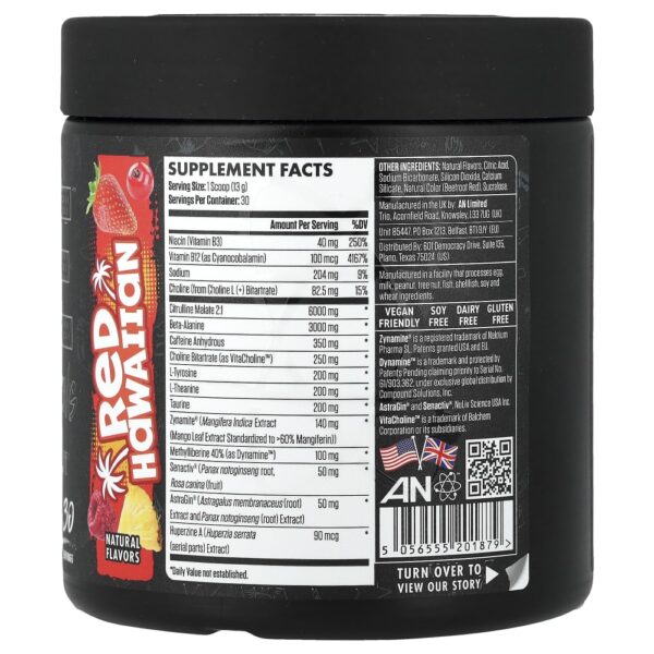 Pré-Treino Ultimate Pre-Workout Sabor Red Hawaiian 390 g - ABE