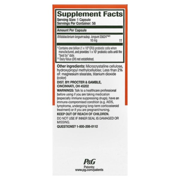 Probiótico de Suporte Digestivo Daily Digestive Support 56 Cápsulas - Align Probiotics