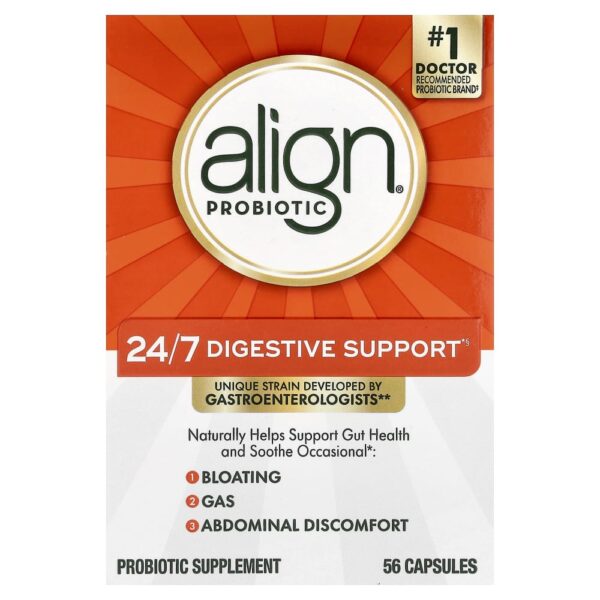 Probiótico de Suporte Digestivo Daily Digestive Support 56 Cápsulas - Align Probiotics