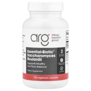 Probiótico Essential-Biotic Saccharomyces Boulardii 150 mg 120 Cápsulas Vegetarianas - Allergy Research Group