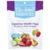 Probióticos Saúde Digestiva Pops + Fibra e Vitamina C Morango Pêssego e Maçã 14 Pirulitos Embalados Individualmente 109 g - Dr. John's Healthy Sweets