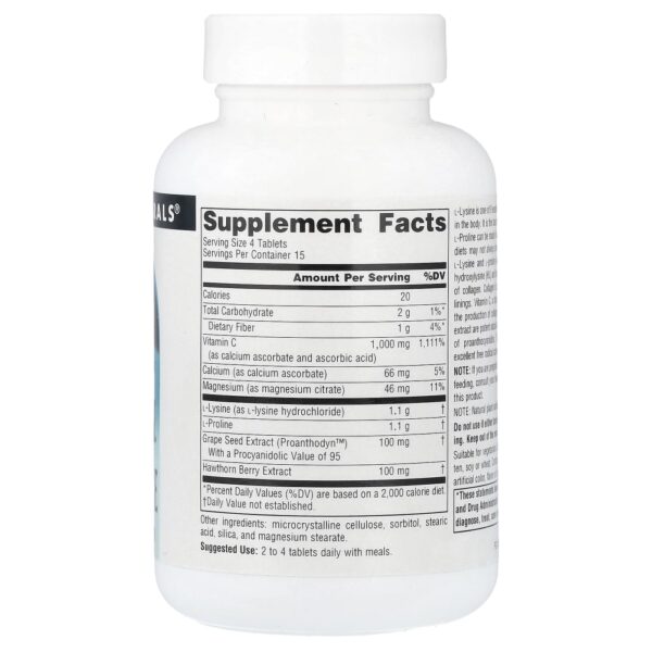 Prolina e Lisina 60 Comprimidos - Source Naturals