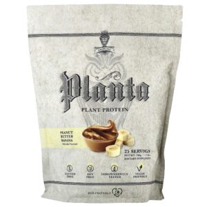 Proteína Vegetal em Pó Planta Plant Protein Sabor Manteiga de Amendoim e Banana 780 g - Ambrosia Collective