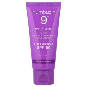 Protetor Solar Facial NAD+ Bio Super Defense Glow FPS 50 No. 9 50 ml - Numbuzin