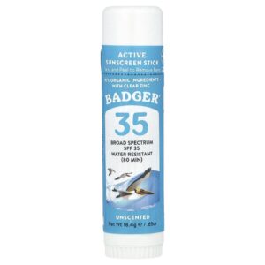 Protetor Solar Mineral em Bastão FPS 35 Sem Perfume 18.4 g - Badger
