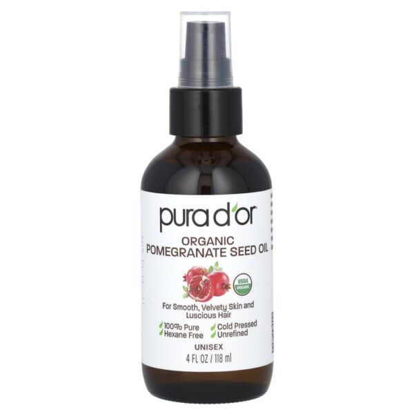 Pura D'or - Óleo de Semente de Romã Orgânico 118 ml