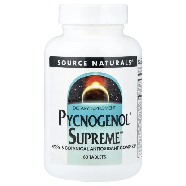 Pycnogenol Supreme 60 Comprimidos - Source Naturals