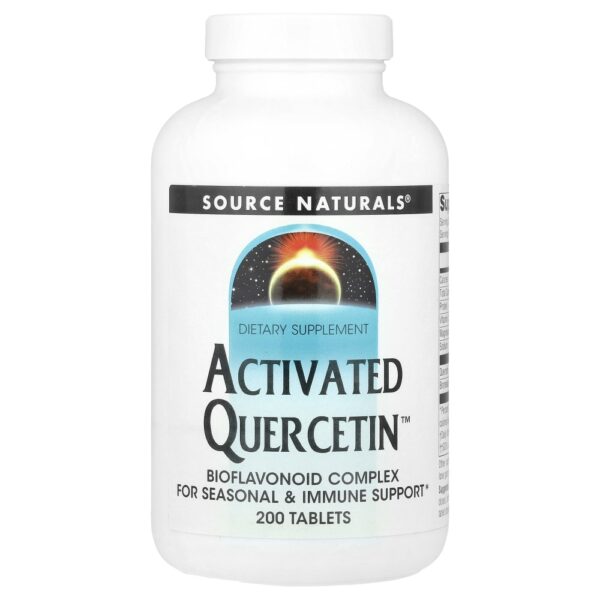 Quercetina Ativada 200 Comprimidos - Source Naturals