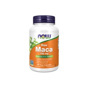 Raw Maca 750mg 90 Cápsulas - Now Foods