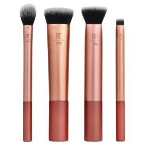 Real Techniques - Kit de Pincéis para Base Facial Seamless Base 4 Peças
