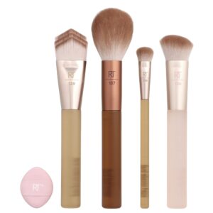Real Techniques - Kit de Pincéis para Base Nudes 2.0 Blur Base 5 Unidades