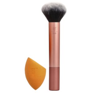 Real Techniques - Kit de Pincéis para Esfumar e Misturar Everything Face 2 Unidades