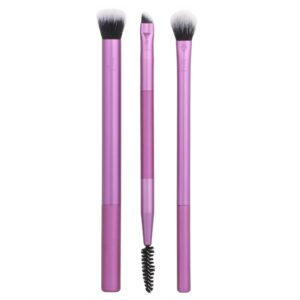 Real Techniques - Kit de Pincéis para Sombra Everyday Eye Essentials 3 Unidades