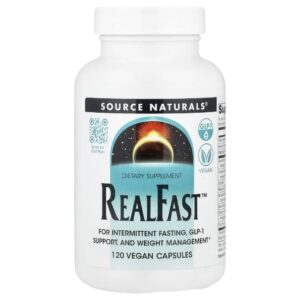RealFast Suporte Energético 120 Cápsulas Veganas - Source Naturals