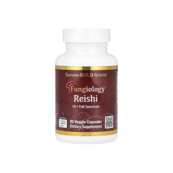 Reishi 600mg 90 Veg Cápsulas - California Gold Nutrition
