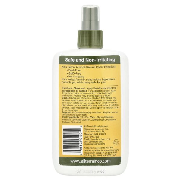 Repelente Natural de Insetos Infantil Herbal Armor Spray 240 ml - All Terrain