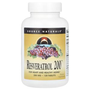 Resveratrol 200 mg 120 Comprimidos - Source Naturals