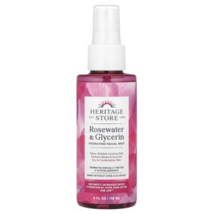 Rosewater and Glycerin Spray Facial Hidratante 118 ml - Heritage Store