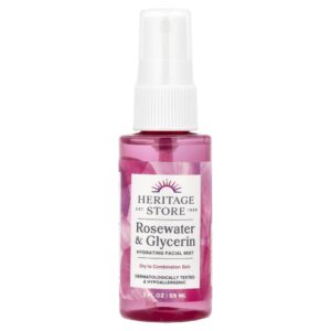 Rosewater and Glycerin Spray Facial Hidratante 59 ml - Heritage Store