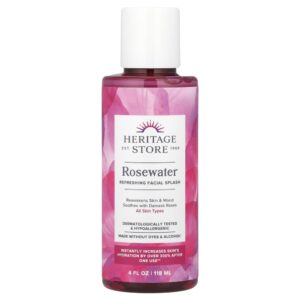 Rosewater Splash Água de Rosas Facial 118 ml - Heritage Store