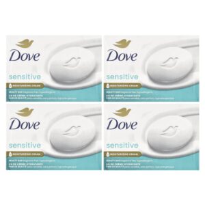 Sabonete em Barra de Beleza Pele Sensível Sem Perfume 4 Unidades de 106 g - Dove
