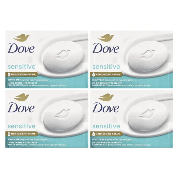 Sabonete em Barra de Beleza Pele Sensível Sem Perfume 4 Unidades de 106 g - Dove