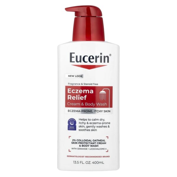 Sabonete Líquido Corporal Eczema Relief Body Wash 400 ml - Eucerin