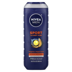 Sabonete Líquido Multifuncional 3 em 1 Men Sport Tangerina e Pimenta 500 ml - Nivea